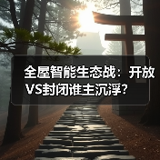 全屋智能生态战:开放VS封闭谁主沉浮?(图1) 全屋智能生态战:开放VS封闭谁主沉浮?(图1)