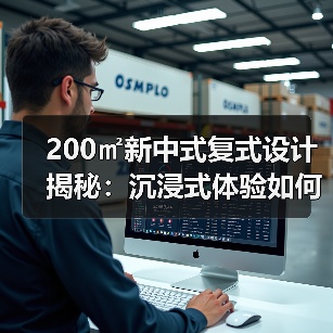 200㎡新中式复式设计揭秘:沉浸式体验如何装点理想生活?(图4) 200㎡新中式复式设计揭秘:沉浸式体验如何装点理想生活?(图4)