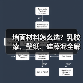 墙面材料怎么选?乳胶漆、壁纸、硅藻泥全解析(图2) 墙面材料怎么选?乳胶漆、壁纸、硅藻泥全解析(图2)
