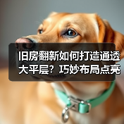 旧房翻新如何打造通透大平层？巧妙布局点亮