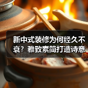 新中式装修为何经久不衰?雅致素简打造诗意栖居(图2) 新中式装修为何经久不衰?雅致素简打造诗意栖居(图2)