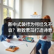 新中式装修为何经久不衰?雅致素简打造诗意栖居(图3) 新中式装修为何经久不衰?雅致素简打造诗意栖居(图3)