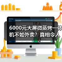 6000元大屏微蒸烤一体机不如外卖？真相令人大吃一惊（图2）