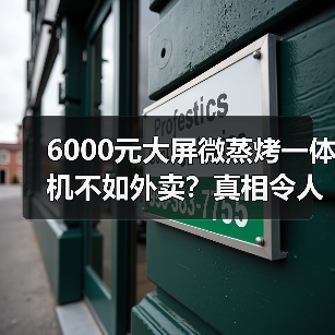 6000元大屏微蒸烤一体机不如外卖？真相