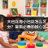 大巴花与小巴花怎么区分?采购必看的核心区别解析(图2) 大巴花与小巴花怎么区分?采购必看的核心区别解析(图2)