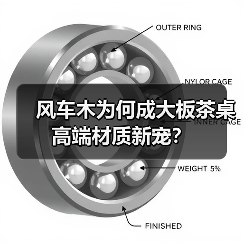 风车木为何成大板茶桌高端材质新宠？（图4）