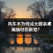 风车木为何成大板茶桌高端材质新宠？（图3）
