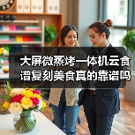 大屏微蒸烤一体机云食谱复刻美食真的靠谱吗?(图4) 大屏微蒸烤一体机云食谱复刻美食真的靠谱吗?(图4)