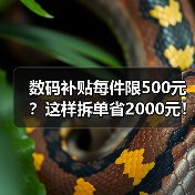 数码补贴每件限500元？这样拆单省2000元！（图3）