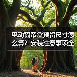 电动窗帘盒预留尺寸怎么算?安装注意事项全解析(图3) 电动窗帘盒预留尺寸怎么算?安装注意事项全解析(图3)