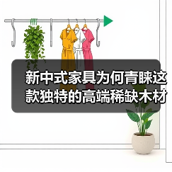 新中式家具为何青睐这款独特的高端稀缺木材?(图4) 新中式家具为何青睐这款独特的高端稀缺木材?(图4)