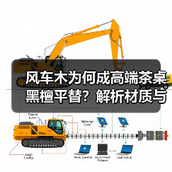 风车木为何成高端茶桌黑檀平替？解析材质与