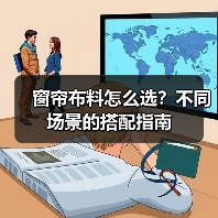 窗帘布料怎么选?不同场景的搭配指南(图4) 窗帘布料怎么选?不同场景的搭配指南(图4)