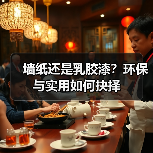 墙纸还是乳胶漆?环保与实用如何抉择(图3) 墙纸还是乳胶漆?环保与实用如何抉择(图3)