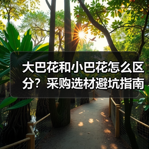 大巴花和小巴花怎么区分？采购选材避坑指南