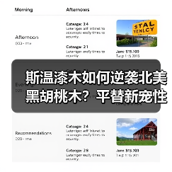 斯温漆木如何逆袭北美黑胡桃木?平替新宠性价比解析(图2) 斯温漆木如何逆袭北美黑胡桃木?平替新宠性价比解析(图2)