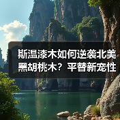 斯温漆木如何逆袭北美黑胡桃木?平替新宠性价比解析(图3) 斯温漆木如何逆袭北美黑胡桃木?平替新宠性价比解析(图3)