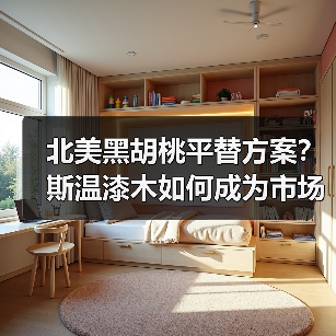 北美黑胡桃平替方案?斯温漆木如何成为市场新宠?(图4) 北美黑胡桃平替方案?斯温漆木如何成为市场新宠?(图4)