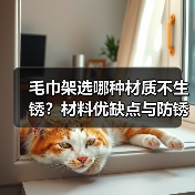 毛巾架选哪种材质不生锈?材料优缺点与防锈指南(图2) 毛巾架选哪种材质不生锈?材料优缺点与防锈指南(图2)