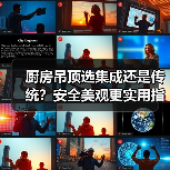 厨房吊顶选集成还是传统？安全美观更实用指