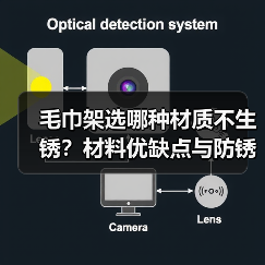 毛巾架选哪种材质不生锈?材料优缺点与防锈指南(图3) 毛巾架选哪种材质不生锈?材料优缺点与防锈指南(图3)