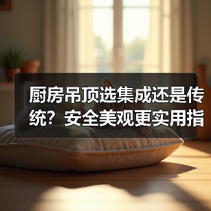 厨房吊顶选集成还是传统?安全美观更实用指南(图2) 厨房吊顶选集成还是传统?安全美观更实用指南(图2)