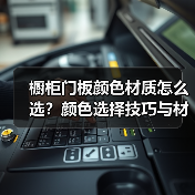 橱柜门板颜色材质怎么选?颜色选择技巧与材质优缺点分析(图2) 橱柜门板颜色材质怎么选?颜色选择技巧与材质优缺点分析(图2)