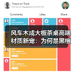 风车木成大板茶桌高端材质新宠：为何是黑檀平替？（图2）