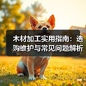 木材加工实用指南：选购维护与常见问题解析
