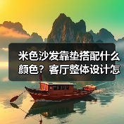 米色沙发靠垫搭配什么颜色？客厅整体设计怎么选？（图3）