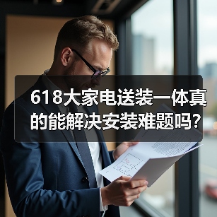 618大家电送装一体真的能解决安装难题吗？（图2）