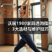 沃居1980家具选购指南：3大选材与维护
