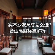 实木沙发尺寸怎么选?合适高度标准解析(图2) 实木沙发尺寸怎么选?合适高度标准解析(图2)