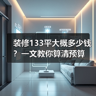 装修133平大概多少钱？一文教你算清预算（图1）