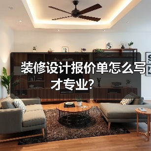 装修设计报价单怎么写才专业？（图2）