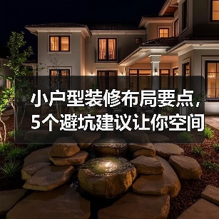 小户型装修布局要点,5个避坑建议让你空间翻倍(图1) 小户型装修布局要点,5个避坑建议让你空间翻倍(图1)