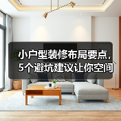 小户型装修布局要点,5个避坑建议让你空间翻倍(图3) 小户型装修布局要点,5个避坑建议让你空间翻倍(图3)
