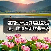 室内设计提升居住舒适度,收纳照明软装三大搭配方法(图1) 室内设计提升居住舒适度,收纳照明软装三大搭配方法(图1)