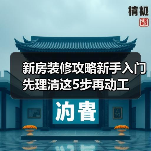 新房装修攻略新手入门先理清这5步再动工