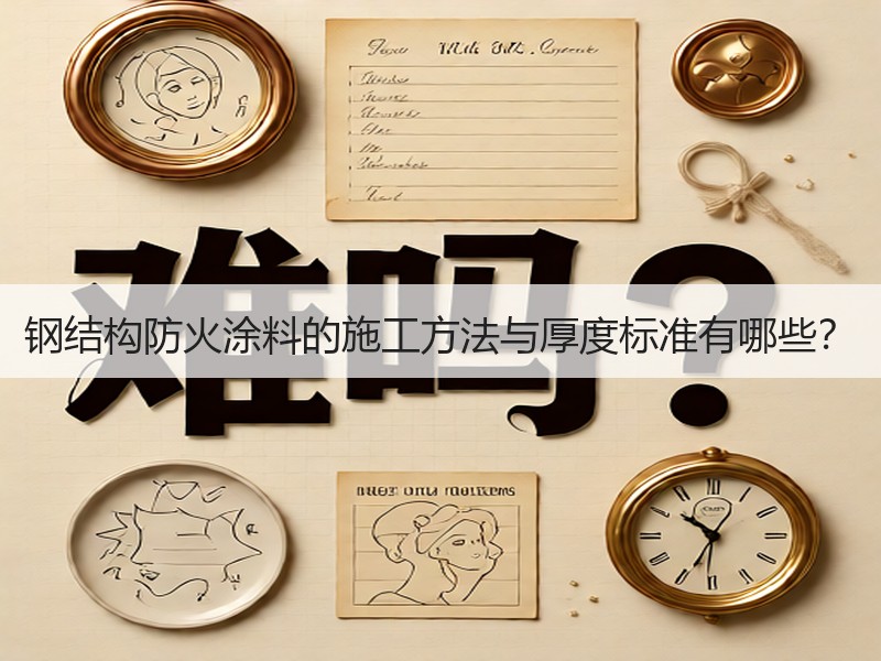 钢结构防火涂料的施工方法与厚度标准有哪些