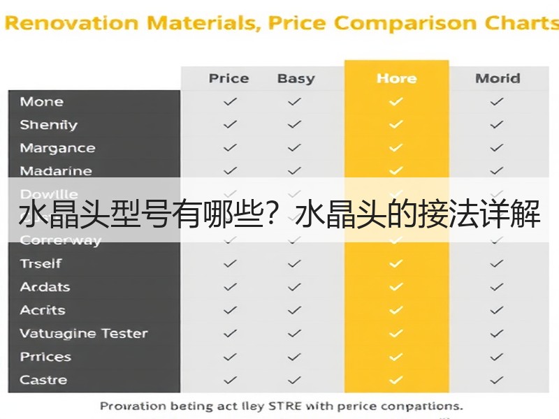 水晶头型号有哪些？水晶头的接法详解