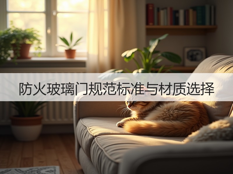 防火玻璃门规范标准与材质选择
