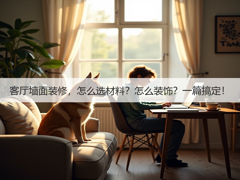 客厅墙面装修，怎么选材料？怎么装饰？一篇