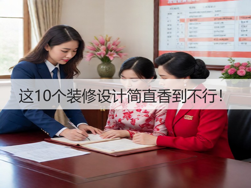 这10个装修设计简直香到不行！