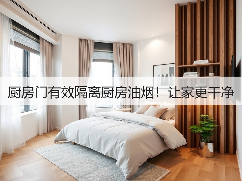 厨房门有效隔离厨房油烟！让家更干净