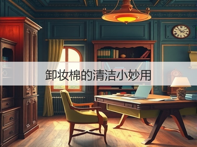 卸妆棉的清洁小妙用