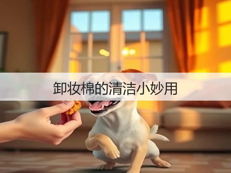 卸妆棉的清洁小妙用