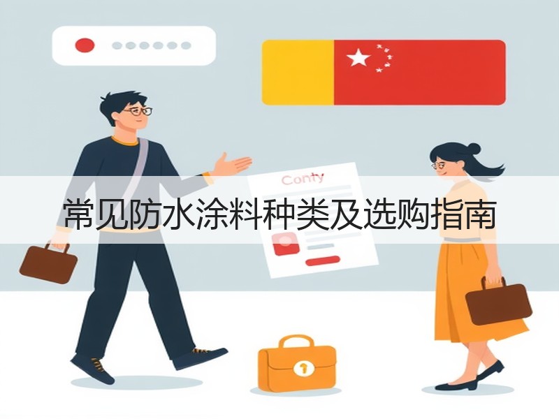 常见防水涂料种类及选购指南