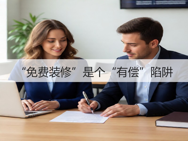 “免费装修”是个“有偿”陷阱
