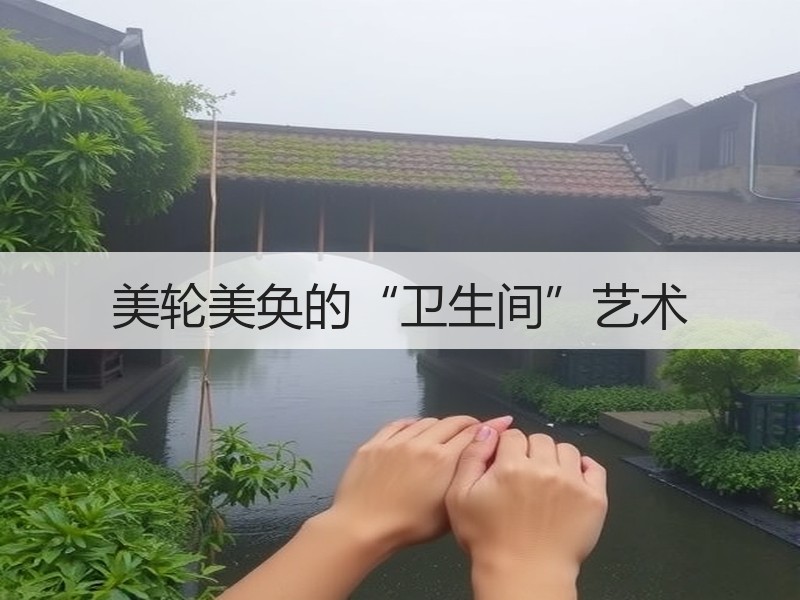 美轮美奂的“卫生间”艺术